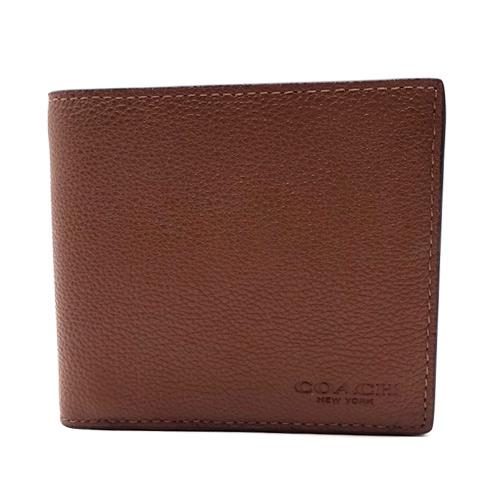 コーチ 財布 COACH 新作 新品 メンズ 二つ折り財布 コインケース付 カーフ レザー CR-3...