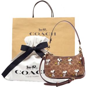 コーチCOACH バック 新作 新品 スヌーピー PEANUTS コーチ ショルダーバッグ 2WAY シグネチャー CBM88 IMY30【コーチショップ紙袋付き ギフト包装無料 】