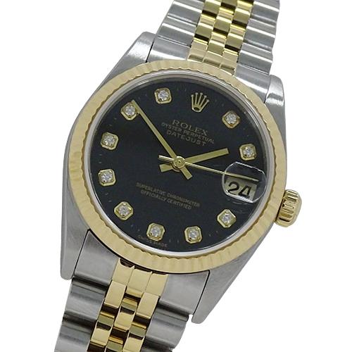 ロレックス ROLEX デイトジャスト 78273G K番 時計 ボーイズ ブランド 10P ダイヤ...