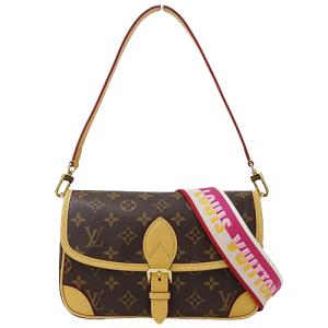 ルイ ヴィトン LOUIS VUITTON バッグ モノグラム レディース ブランド ショルダーバッグ 2way ディアヌ NM PM フューシャ M46049 ブラウン｜brandbayshop