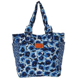 マークバイマークジェイコブス Marc by Marc Jacobs バッグ レディース ブランド トートバッグ ハンドバッグ ナイロン ブルー フラワー 花｜brandbayshop