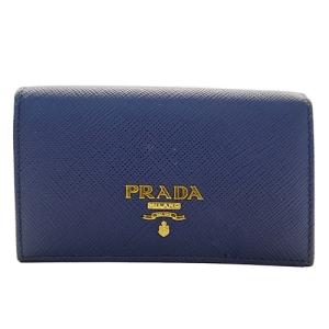 極美品 現行品⭐️PRADA カードケース 名刺入れ サフィアーノレザー 紺色 極美品 現行品⭐️PRADA カードケース 名刺入れ サフィアーノレザー