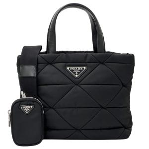 PRADA（プラダ） トートバッグ レディース ブラック 1BG373 RDJN F0002