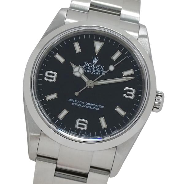 ロレックス ROLEX エクスプローラーI 114270 D番 時計 メンズ ブランド 自動巻き A...