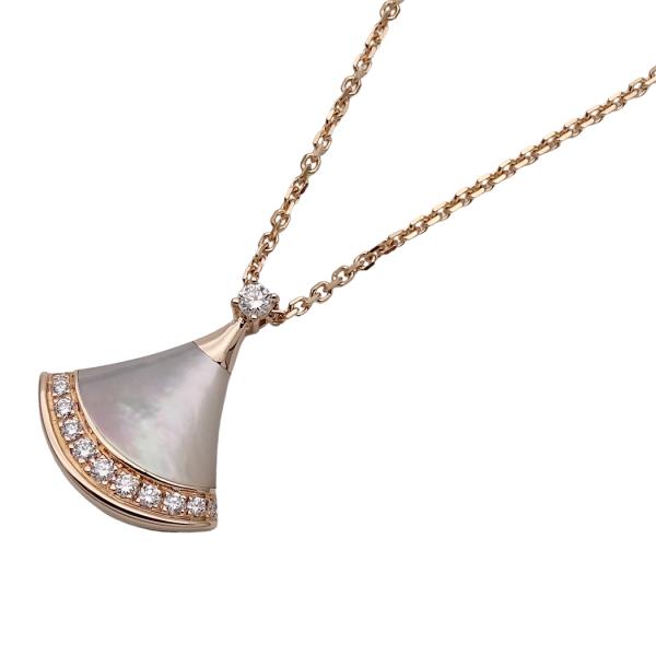 ブルガリ BVLGARI ネックレス レディース ブランド 750PG ダイヤモンド マザーオブパー...