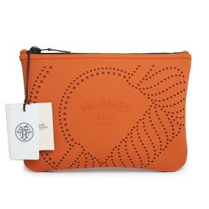 新品・未使用品）エルメス HERMES シルキーポケット フラットコスメ