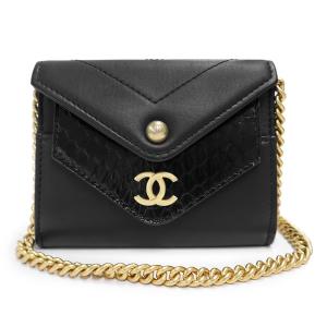 CHANEL 未使用に近い　ダイヤ　COCO チェーンクラッチ　ウォレット 20012_1.jpg