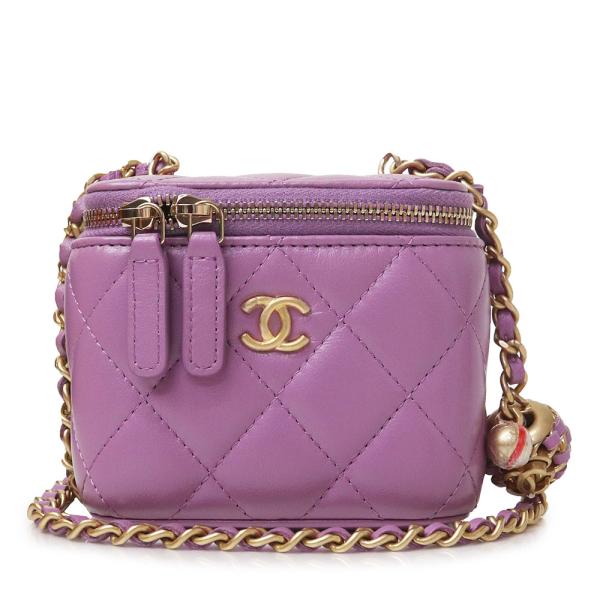 （未使用　展示品）シャネル CHANEL マトラッセ スモール バニティヴァニティ ケース 2WAY...