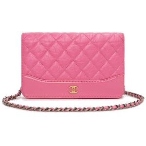 シャネル ココマーク チェーンウォレット 長財布 斜め掛け キャビアスキン レザー ピンク シルバー金具 A48654 CHANEL（未使用保管品） CHANEL - シャネル ココマーク チェーンウォレット 長財布 斜め掛け
