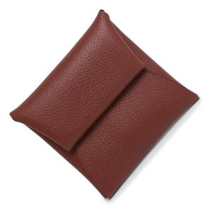 （新品・未使用品）エルメス HERMES バスティア GM コインケース 小銭入れ 財布 ヴォーエバーカラー レザー シエンヌ ブラウン 茶 シルバー金具 B刻印 箱付｜brandbrand