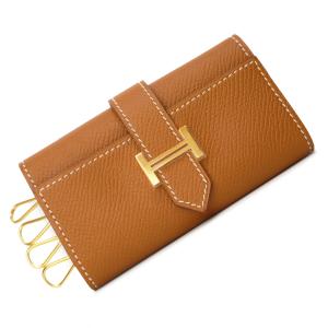 （新品・未使用品）エルメス HERMES ベアン 4連 キーケース ヴォーエプソン レザー ゴールド...