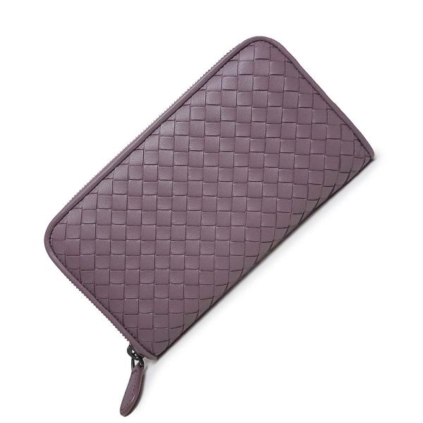 （新品・未使用品）ボッテガヴェネタ BOTTEGA VENETA イントレチャート ラウンドファスナ...