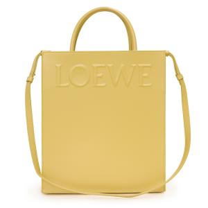 （未使用　展示品）ロエベ LOEWE スタンダード A4 トート 2way ショルダー ハンドバッグ 斜め掛け カーフスキン レザー ダークバター ゴールド金具 A933R18X14｜brandbrand