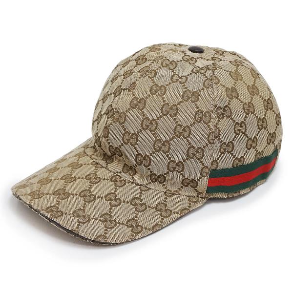 （新品・未使用品）グッチ GUCCI ベースボール キャップ ハット 帽子 L 59cm オリジナル...