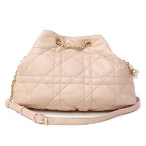 Christian Diorパーティバッグ ベージュ ビンテージ 総柄 チェーン Christian Dior クリスチャン ディオール ハニカム柄 Dior チェーン