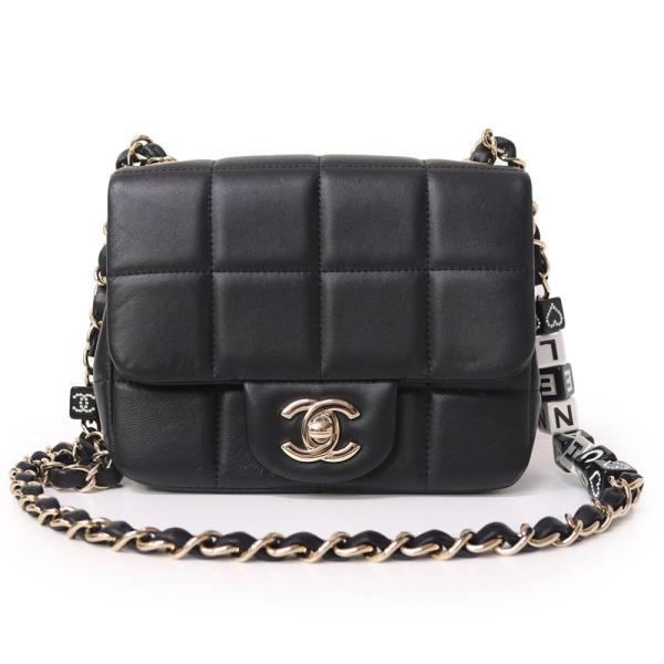 （未使用　展示品）シャネル CHANEL チョコバー ミニ フラップ ココマーク ハートロゴ キュー...