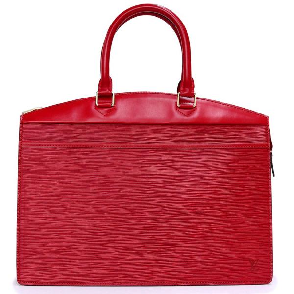 （美品）ルイ ヴィトン LOUIS VUITTON リヴィエラ ハンドバッグ エピレザー ルージュ ...