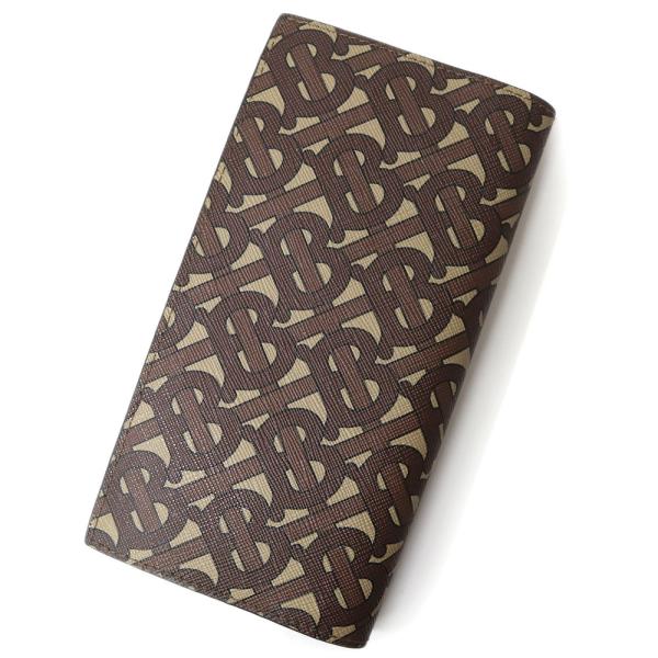 （新品・未使用品）バーバリー BURBERRY TB モノグラム  ロゴ 二つ折り 長財布 PVCコ...