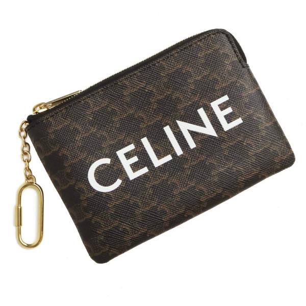 （未使用　展示品）CELINE セリーヌ 10C662CA2 コイン カードポーチ フック付き トリ...
