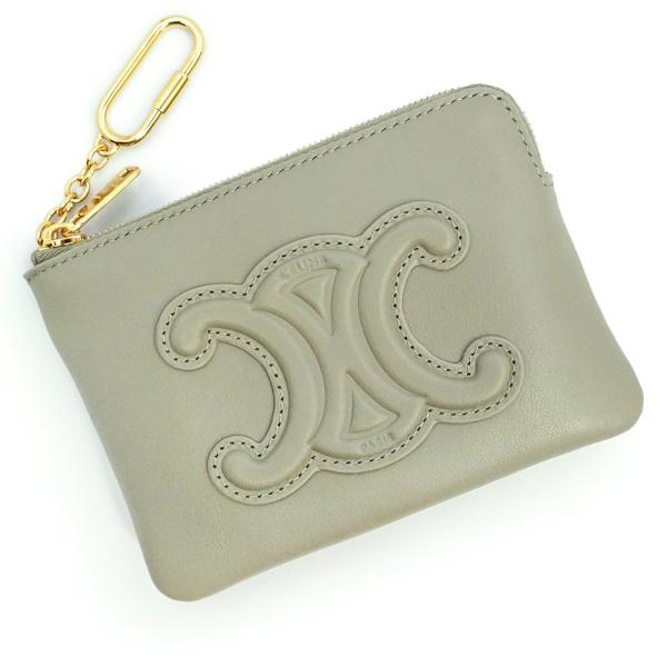 （新品・未使用品）CELINE 10C663DR8 コイン カードポーチ キュイル トリオンフ フッ...