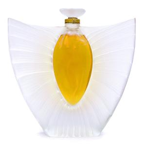 （美品）未開封 LALIOUE ラリック A21107 パルファン コレクション 2000年限定ボトル シルフィード ガラス クリア イエロー インテリア 香水