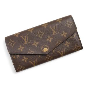 （未使用　展示品）LOUIS VUITTON ルイ ヴィトン M60531 ポルトフォイユ サラ モノグラム ブラウン 二つ折り長財布 ゴールド金具 箱付