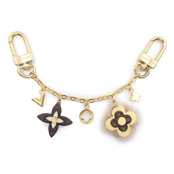 （中古）LOUIS VUITTON ルイ ヴィトン M03285 ブルーミング フラワー チェーン ...