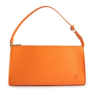 （未使用保管品）LOUIS VUITTON ルイ ヴィトン M5294H ポシェット アクセソワール エピレザー マンダリン オレンジ ポシェット ゴールド金具