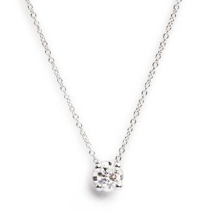 （美品）BVLGARI ブルガリ CL188306 コロナ K18WG 750 ダイヤモンド 0.30ct ホワイトゴールド ネックレス ペンダント ギャラ 保証書 箱付