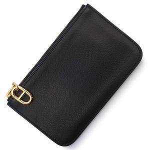 （新品・未使用品）HERMES エルメス ジップアンゴー シェーヌ ダンクル エヴァーグレイン ノワール ブラック K刻印 カードケース コインケース ゴールド金具