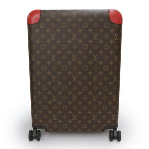 （未使用　展示品）LOUIS VUITTON ルイ ヴィトン M20200 ホライゾン 55 モノグラム レザー ブラウン ポピーレッド キャリーバッグ トラベルバッグ ゴールド金具