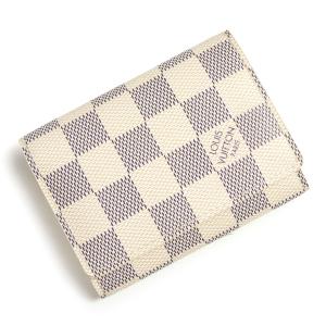 （新品・未使用品）LOUIS VUITTON ルイ ヴィトン N61746 アンヴェロップ カルト ドゥ ヴィジット ダミエアズール ホワイト カードケース 名刺入れ 定期入れ 箱付