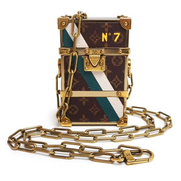 （未使用　展示品）ルイ ヴィトン LOUIS VUITTON トランク ボックス イヤホンポーチ シ...