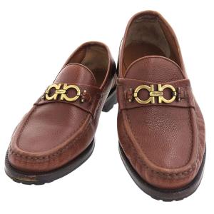 未使用 FERRAGAMO フェラガモ メンズ ローファー CHRIS 茶系 未使用 FERRAGAMO フェラガモ メンズ ローファー CHRIS 茶系 ドレス/ビジネス 返品交換送料無料