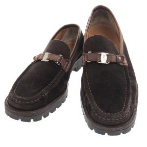 未使用 FERRAGAMO フェラガモ メンズ ローファー CHRIS 茶系 未使用 FERRAGAMO フェラガモ メンズ ローファー CHRIS 茶系 ドレス/ビジネス 返品交換送料無料
