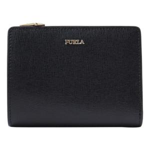 フルラ 二つ折り財布 2つ折り財布 コンパクト財布 BABYLON(バビロン) FURLA 943509 PU75 B30 BABYLON S BIFOLD ONYX ブランド 父の日 母の日 誕生日｜brandcojp