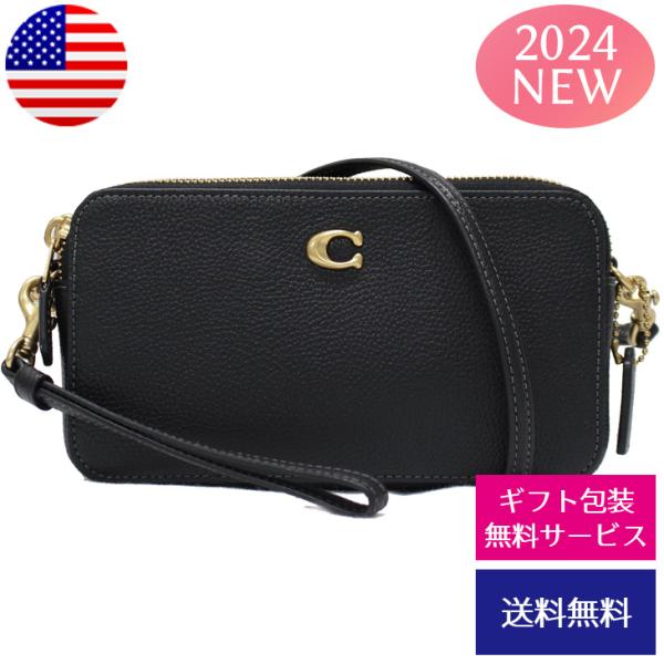 コーチ ショルダーバッグ レディース 2WAY キラ クロスボディ COACH ブラス×ブラック C...