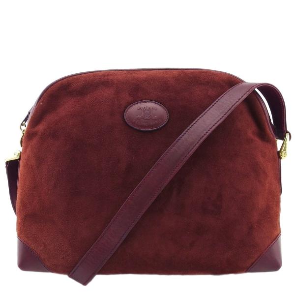 【ウィンターSALE★30%OFF】セリーヌ CELINE ショルダーバッグ トリオンフ ボルドー×...
