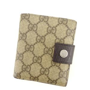 GUCCI（グッチ） GUCCI GGキャンバス 05479 ジャッキー 二つ折り財布
