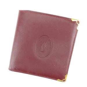 Cartier（カルティエ） 三つ折り財布 がま口式財布 レディース マスト