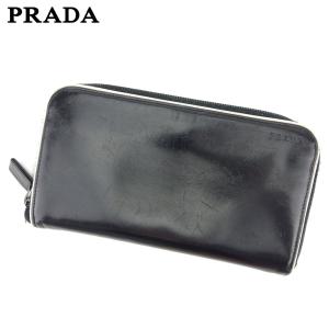 PRADA（プラダ） サフィアーノ ラウンドファスナー レザー ロング