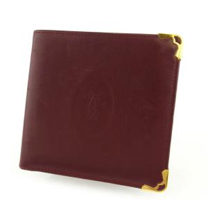 MUST DE CARTIER Cartier カルティエ マストライン 二つ折り財布 財布