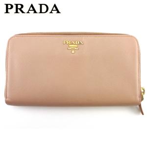 新品 PRADA 大花柄 ラウンドファスナー 長財布 ブラック フラ ハワイ PRADA（プラダ） フラワー フラ ハワイ 長財布 ブラック レザー