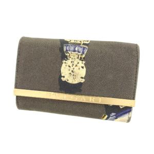 BVLGARI ブルガリ ロゴマニア 6連 キーケース ベージュ ホワイト  