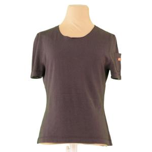 【30％OFF★SUMMER SALE】シャネル カットソー ニット レディース ♯40 カシミア 肩ポケット付き ダークブラウン 中古