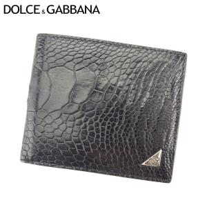 DOLCE&GABBANA（ドルチェ & ガッバーナ） 新品同様 財布 パイソン 二