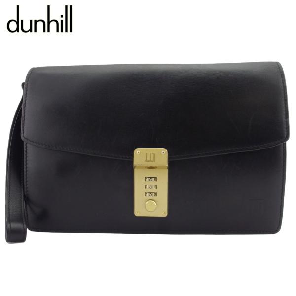 ダンヒル クラッチバッグ セカンドバッグ バッグ メンズ ロゴプレート dunhill 中古