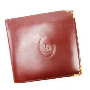 MUST DE CARTIER カルティエ 財布 マストドゥカルティエ 二つ折り財布