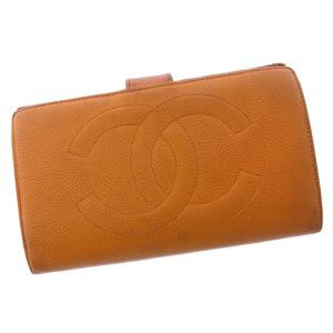 CHANEL シャネル 二つ折り長財布 ビコローレ 札入れ 小銭入れなし 
