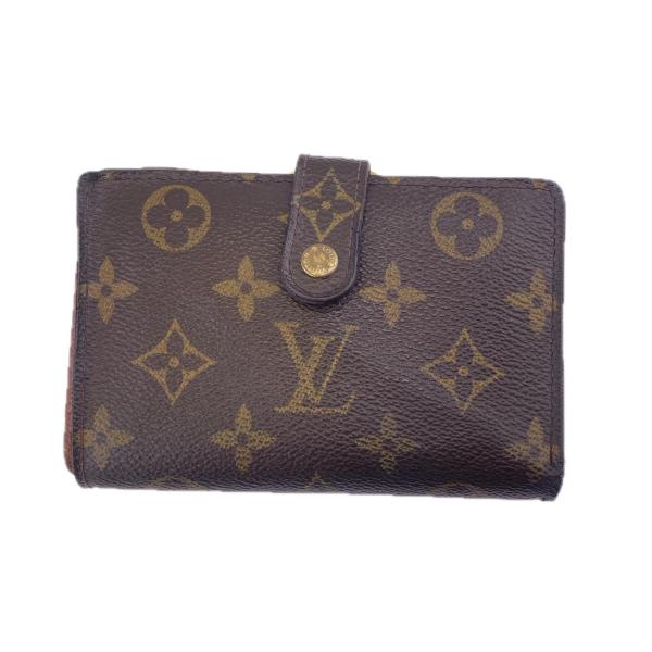 【ブラックフライデー30％OFFクーポン】ルイヴィトン がま口財布 二つ折り レディース /ポルトモ...